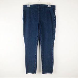 NYDJ Skinny Ankle Pull On Jeans Size 10
